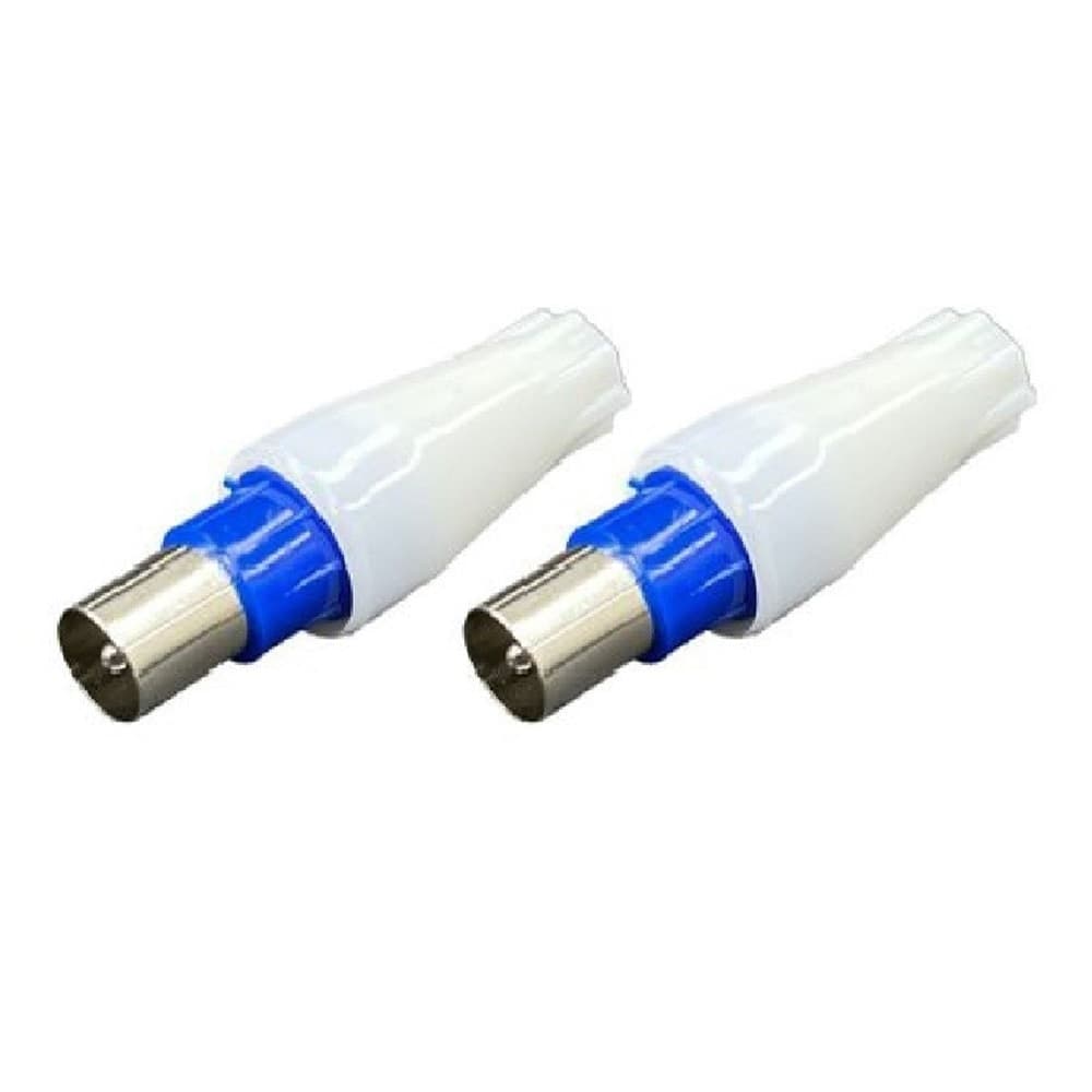 Set 2 Connettore Cavo Spina Antenna Maschio A Spina Coassiale Tv Satellite C-047 Elettronica/Home Cinema TV e video/Accessori/Cavi/Cavi coassiali Trade Shop italia - Napoli, Commerciovirtuoso.it