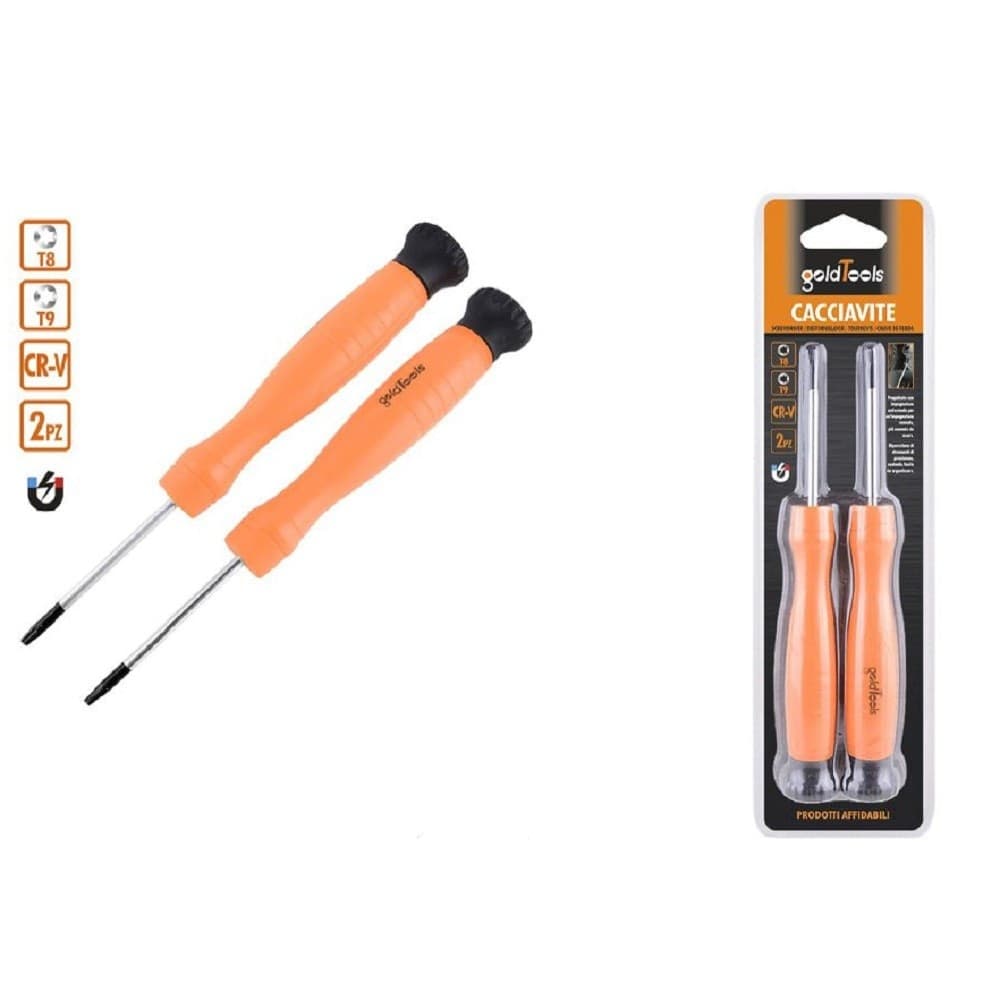 Set 2 Pezzi Cacciavite Cacciaviti Con Punta Magnetica A Stella T8 T9 Cr-v 57025 Fai da te/Utensili elettrici e a mano/Utensili a mano/Cacciaviti/Cacciaviti a stella Trade Shop italia - Napoli, Commerciovirtuoso.it
