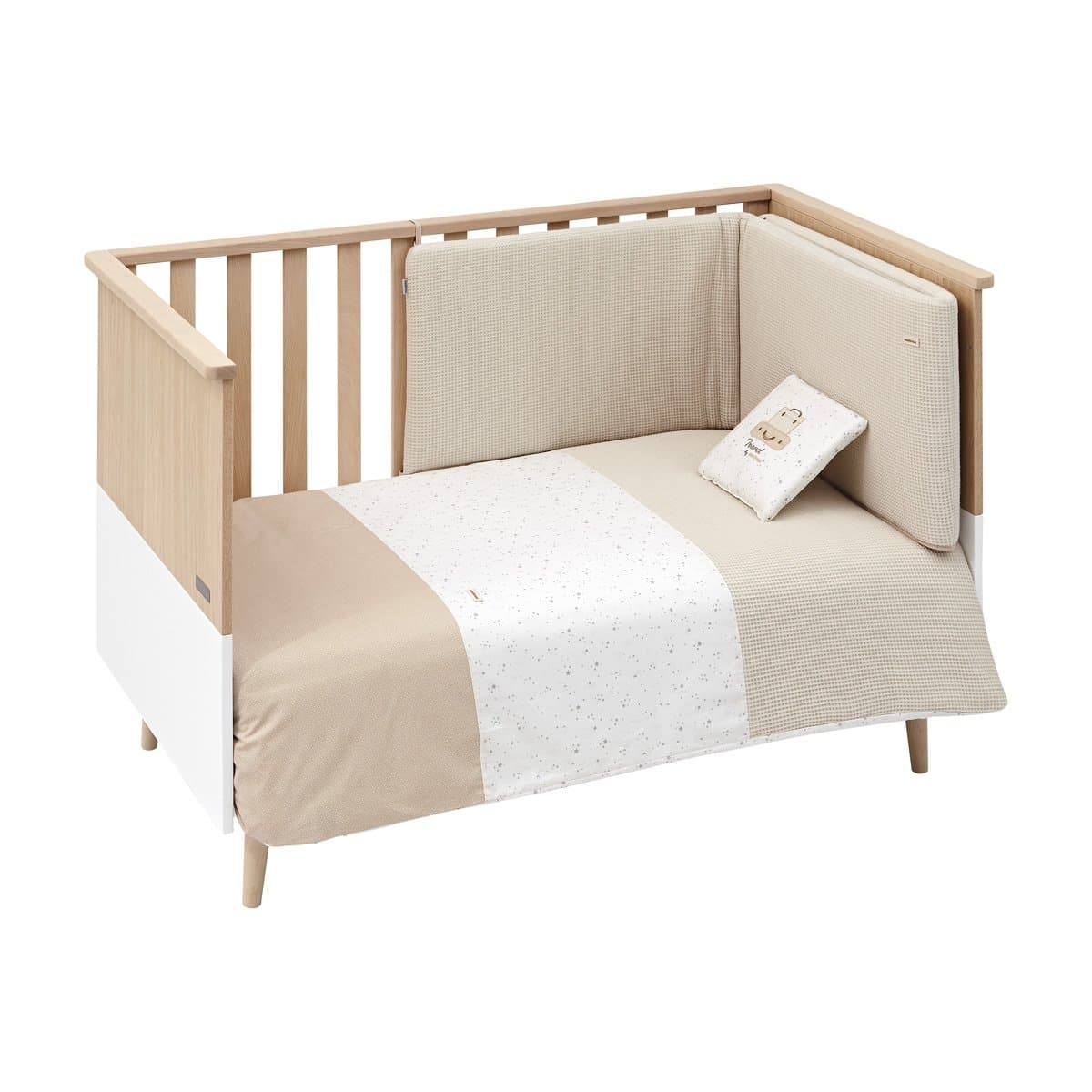 Set 2 pezzi Federa Piumone 60 Sky Beige 100X140X3 Cm Casa e cucina/Tessili per la casa/Biancheria per culle e lettini/Biancheria bimbi/Completi da lettino La Casa Del Bebè - Napoli, Commerciovirtuoso.it