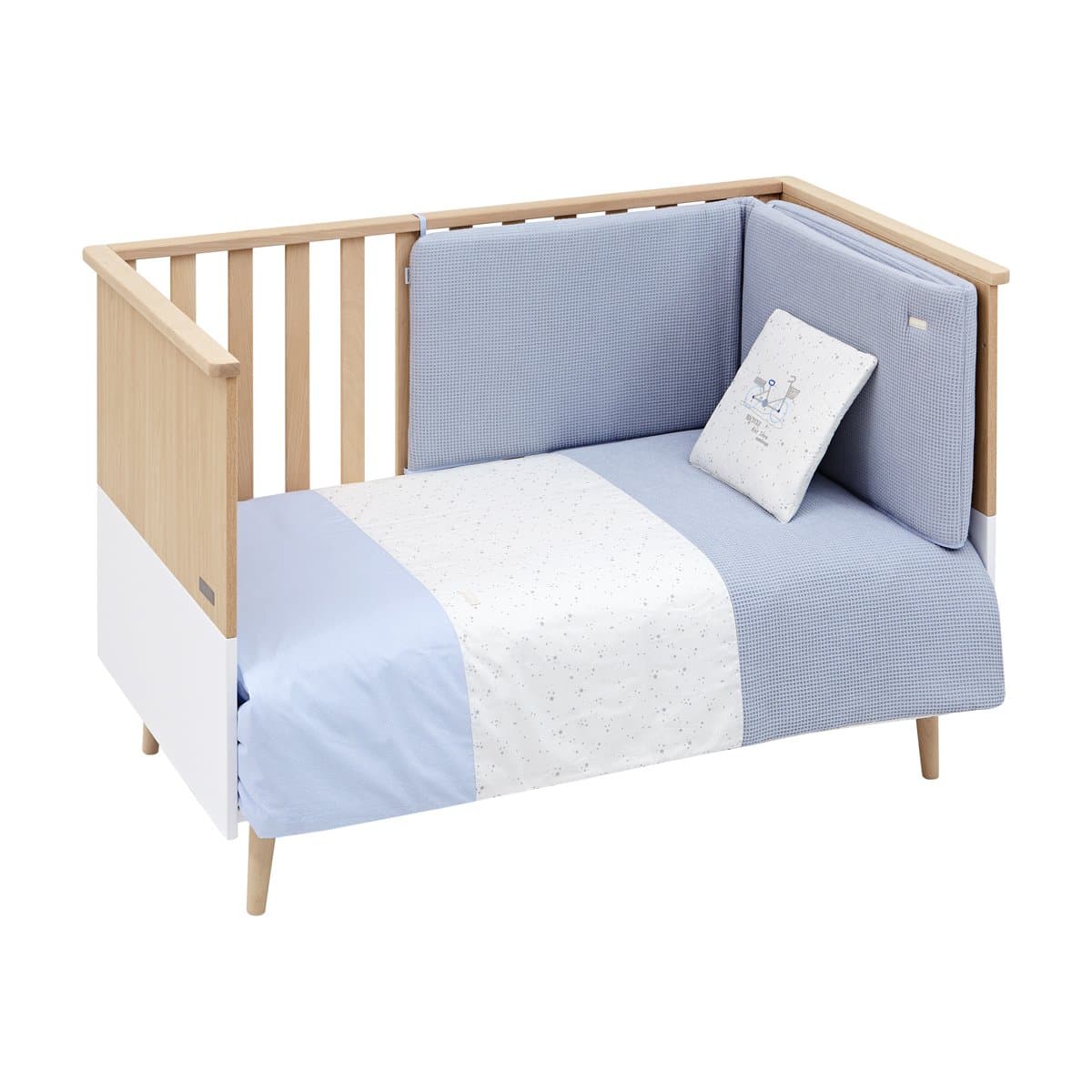 Set 2 pezzi Federa Piumone 70 Sky Azzurro 110X170X3 Cm Casa e cucina/Tessili per la casa/Biancheria per culle e lettini/Biancheria bimbi/Completi da lettino La Casa Del Bebè - Napoli, Commerciovirtuoso.it
