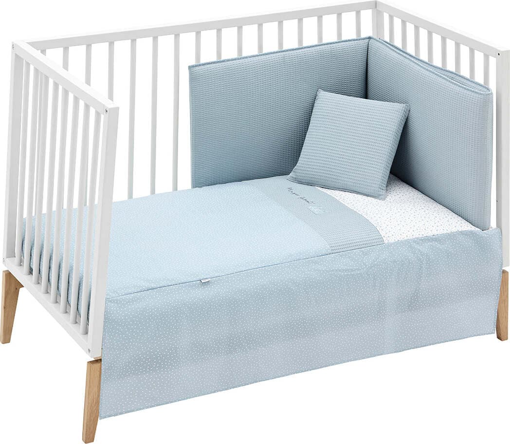 Set 2 pezzi Piumone 60 Forest Azzurro 60X120X3 Cm Casa e cucina/Tessili per la casa/Biancheria per culle e lettini/Biancheria bimbi/Completi da lettino La Casa Del Bebè - Napoli, Commerciovirtuoso.it
