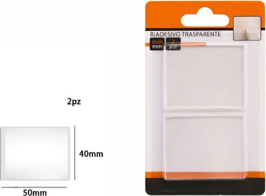 Set 2 Pezzi Strisce Gommini Biadesivo Trasparente Protezione Casa 40x50mm 66103 Casa, arredamento e bricolage > Bricolage e fai da te > Minuteria Trade Shop italia - Napoli, Commerciovirtuoso.it