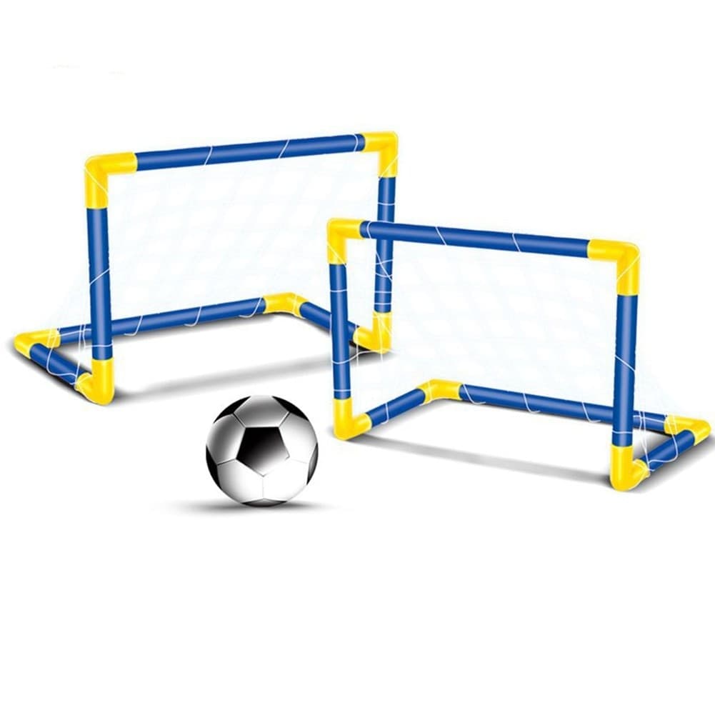 Set 2 Porte Da Calcio Con Rete Per Bambini 51x43x85cm Con Pallone Uso Esterno in Calcio Trade Shop italia - Napoli, commercioVirtuoso.it