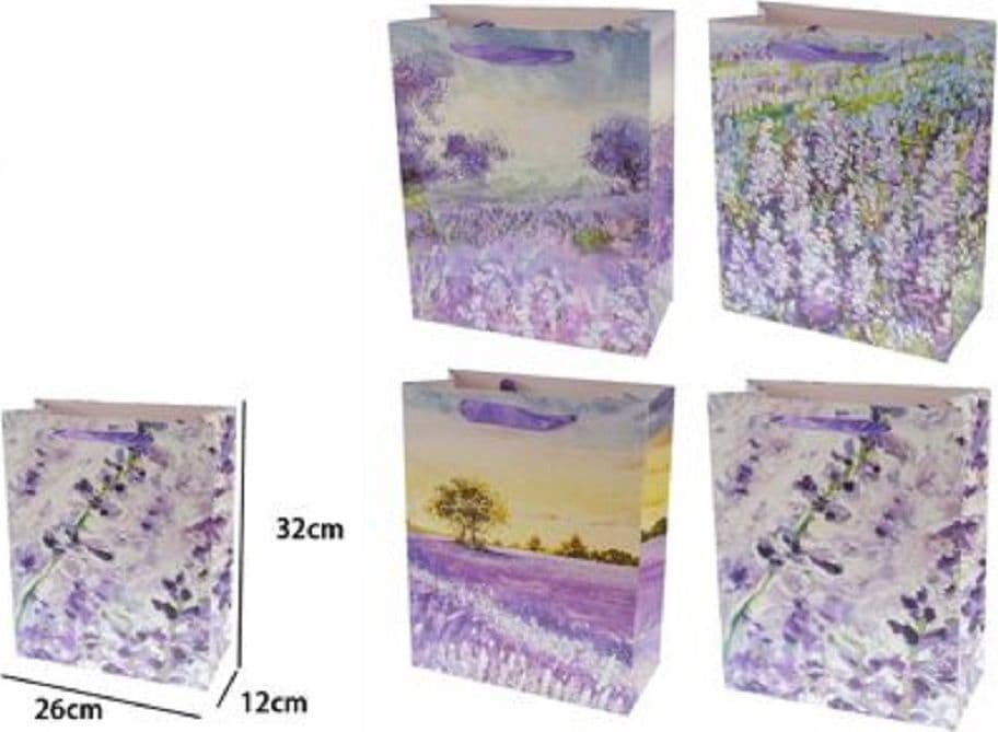 Set 2 Pz Buste Borsa Da Regalo Lavanda 32x26x12cm Sacchetto 69966 Varie Fantasie Casa, arredamento e bricolage > Prodotti per Feste Trade Shop italia - Napoli, Commerciovirtuoso.it
