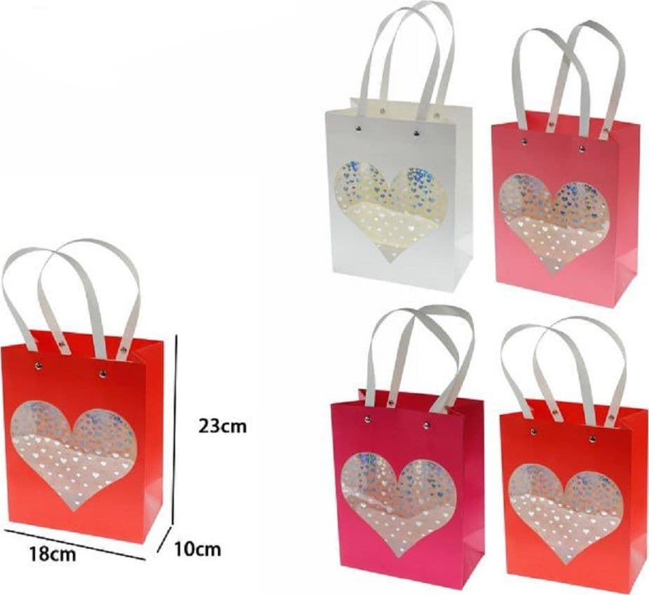 Set 2 Pz Buste Borsa Da Regalo Sacchetti Con Cuore 23x18x10cm 69935 Vari Colori Casa, arredamento e bricolage > Prodotti per Feste Trade Shop italia - Napoli, Commerciovirtuoso.it