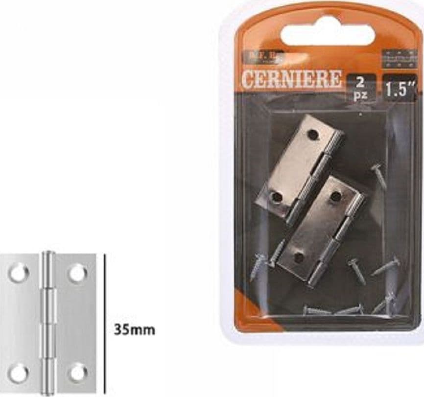Set 2 Pz Cerniere Per Porte Mobili Armadi Sportelli Ante 35 Mm Silver Viti 69031 Casa, arredamento e bricolage > Bricolage e fai da te > Minuteria Trade Shop italia - Napoli, Commerciovirtuoso.it