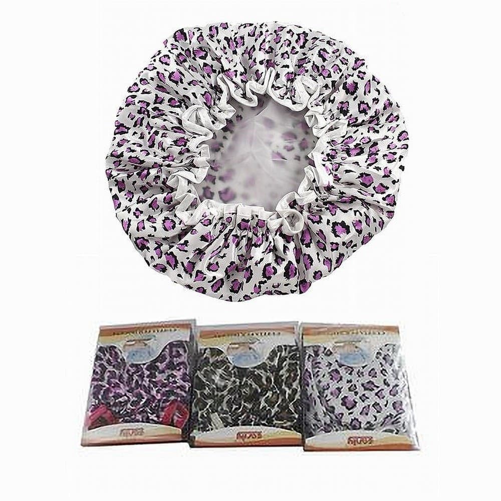 SET 2 PZ CUFFIA DOCCIA BAGNO ELASTICO FANTASIA ANIMALIER PROTEGGE CAPELLI 10041 in Cuffie doccia Trade Shop italia - Napoli, commercioVirtuoso.it