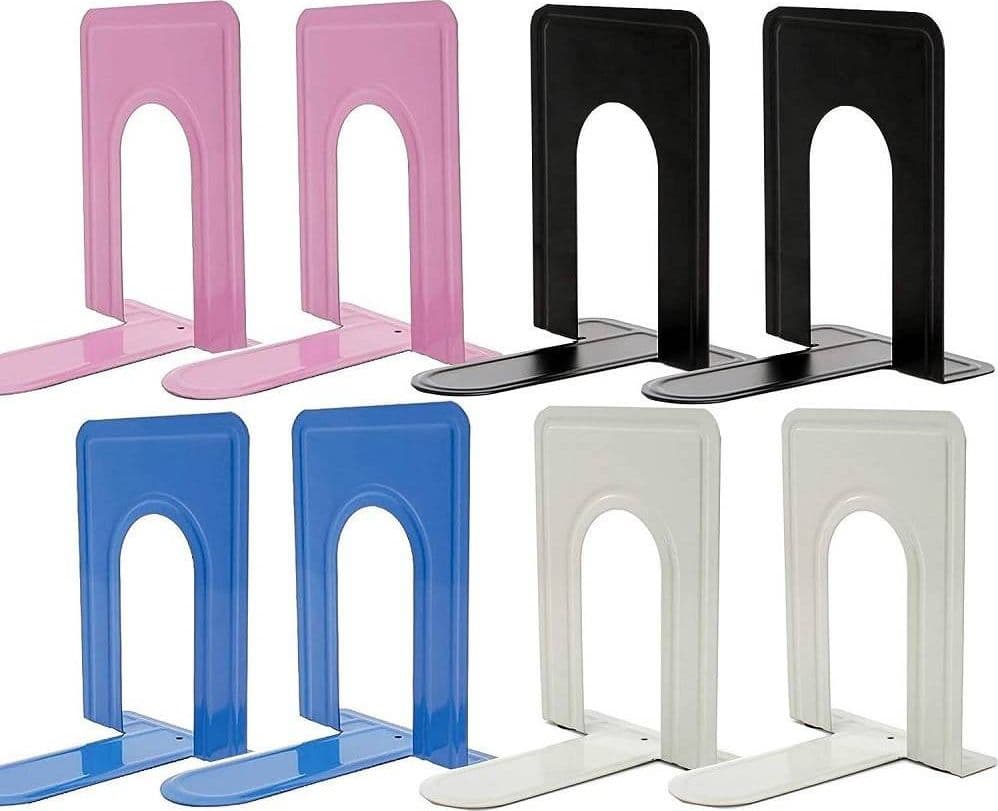 Set 2 Pz Fermalibri In Metallo Antiscivolo Organizer Da Scrivania Supporto Libri Casa e cucina/Decorazioni per interni/Decorazioni cameretta ragazzi/Fermalibri Trade Shop italia - Napoli, Commerciovirtuoso.it