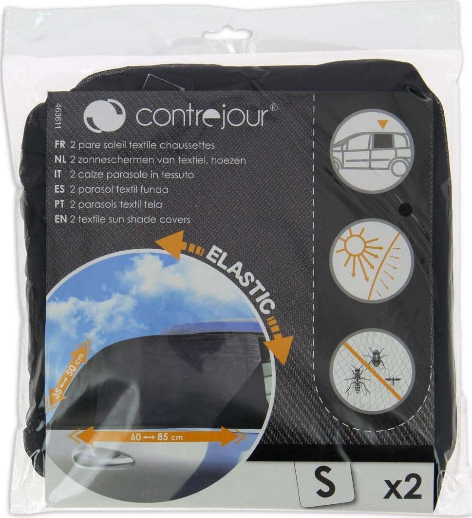 Set-2-Tendine-Parasole-Contrejour-Elastiche-Nero