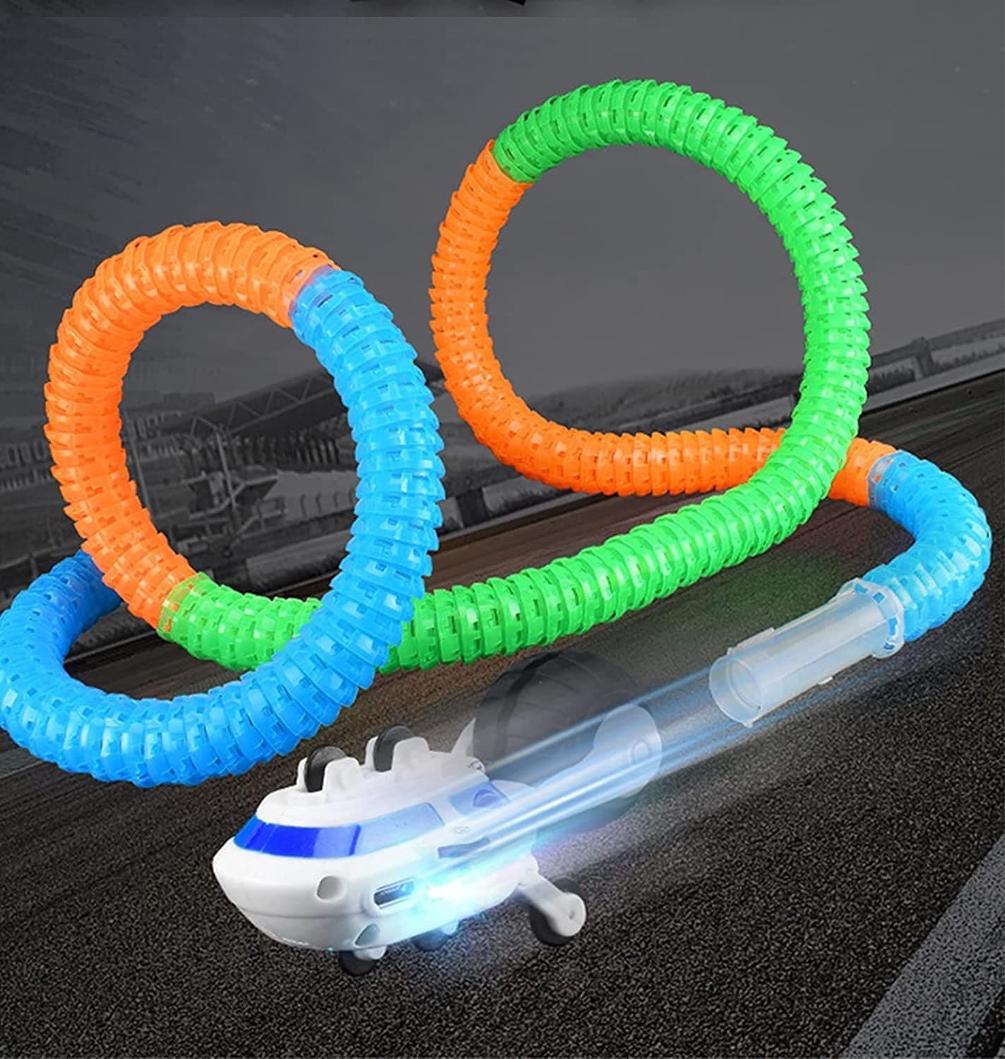 Set 243 Pezzi Pista Luminosa Led Ad Anello A 360? Carri A Binario Auto Q-wj668 Giochi e giocattoli/Veicoli/Slot car piste da corsa e accessori/Piste da corsa Trade Shop italia - Napoli, Commerciovirtuoso.it