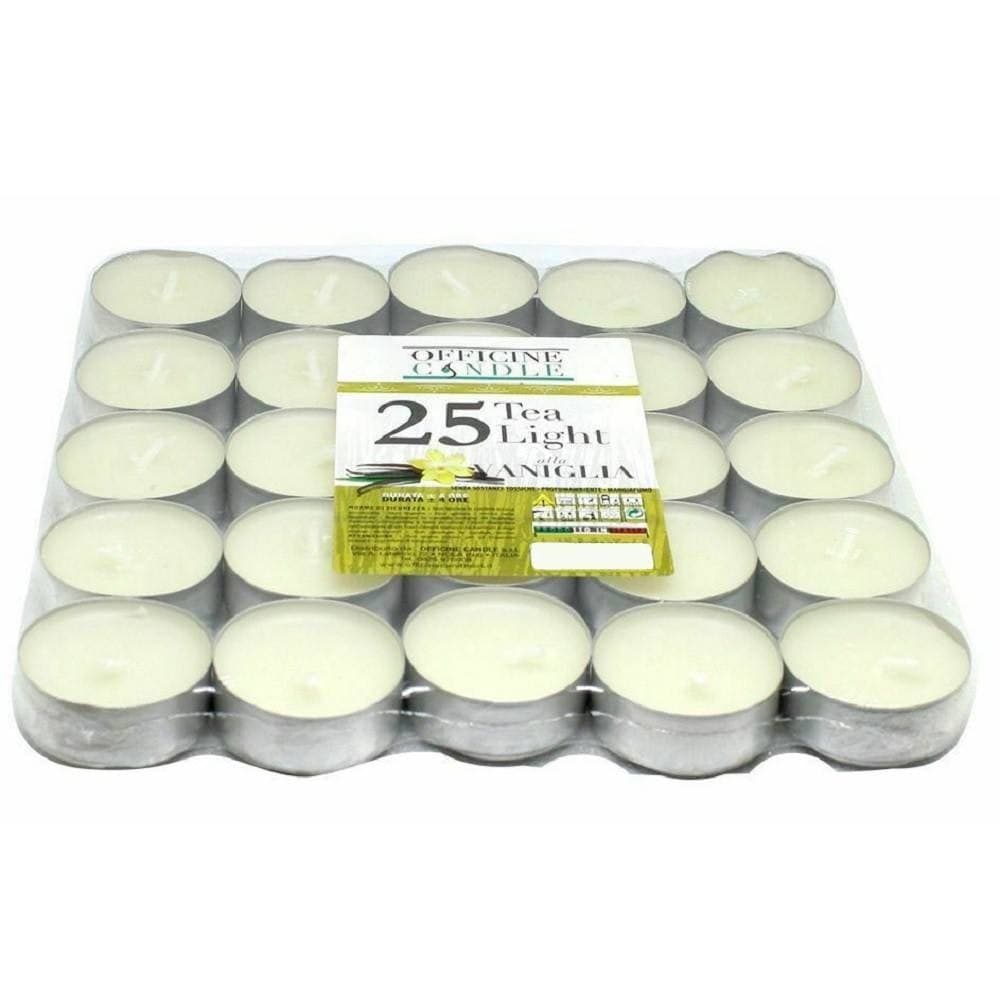 Set 25 Pezzi Candele Bianche Profumate Fragranza Alla Vaniglia Tealight Lumini Casa, arredamento e bricolage > Accessori Casa > Candele Profumate Trade Shop italia - Napoli, Commerciovirtuoso.it