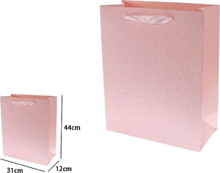 Set 2pz Borse Buste Regalo Shopper Rosa Goffrata Manico Tessuto 44x31x12cm 69931 Casa, arredamento e bricolage > Prodotti per Feste Trade Shop italia - Napoli, Commerciovirtuoso.it