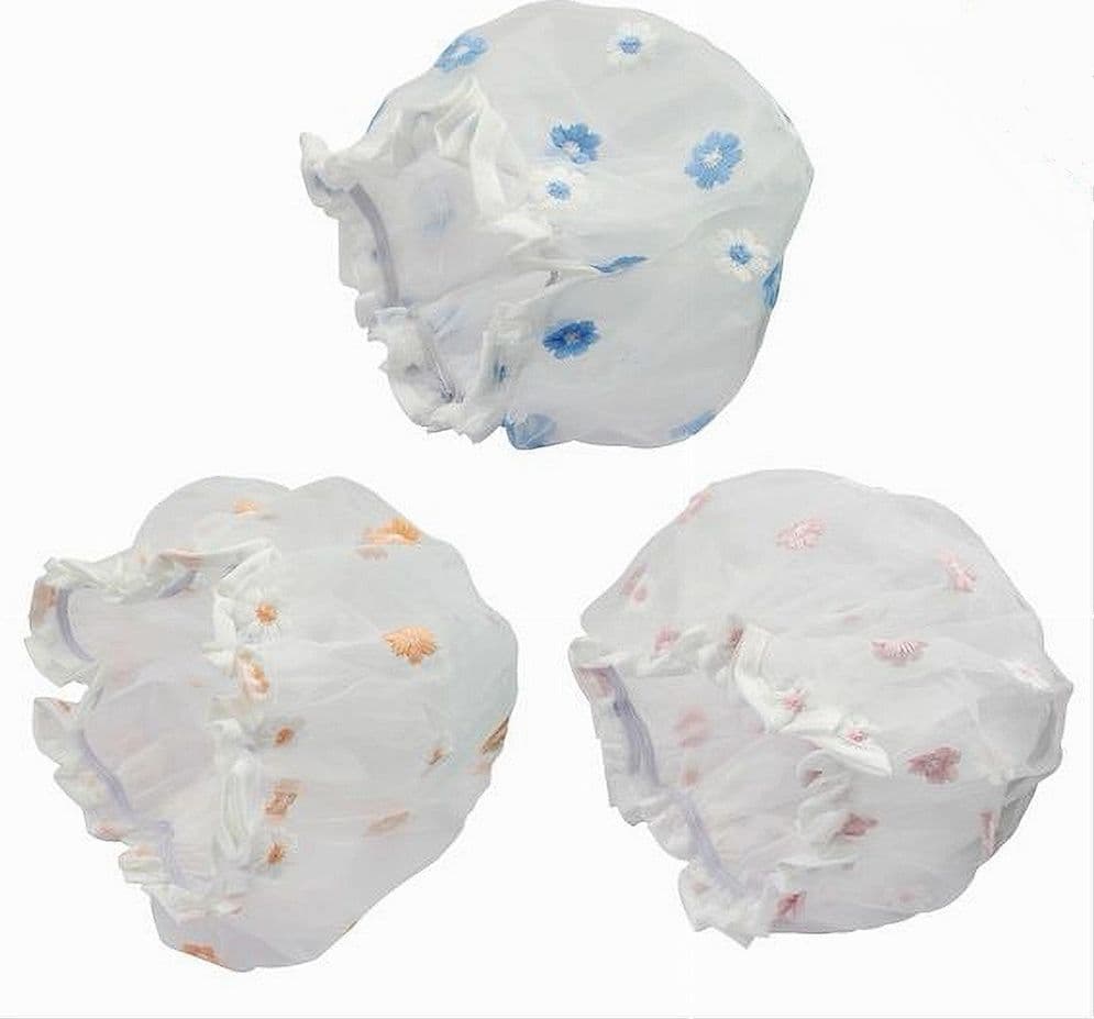 SET 2PZ CUFFIA PER DOCCIA BAGNO ELASTICO FANTASIA A FIORI PROTEGGE CAPELLI 79482 in Cuffie doccia Trade Shop italia - Napoli, commercioVirtuoso.it