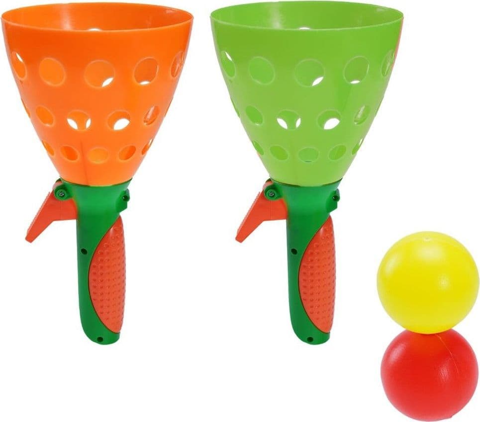 SET 2PZ GIOCO LANCIO CATTURA PALLINE GIOCATTOLI BAMBINI PER INTERNI ESTERNI 26CM 258370 in Giochi per il bagnetto Trade Shop italia - Napoli, commercioVirtuoso.it