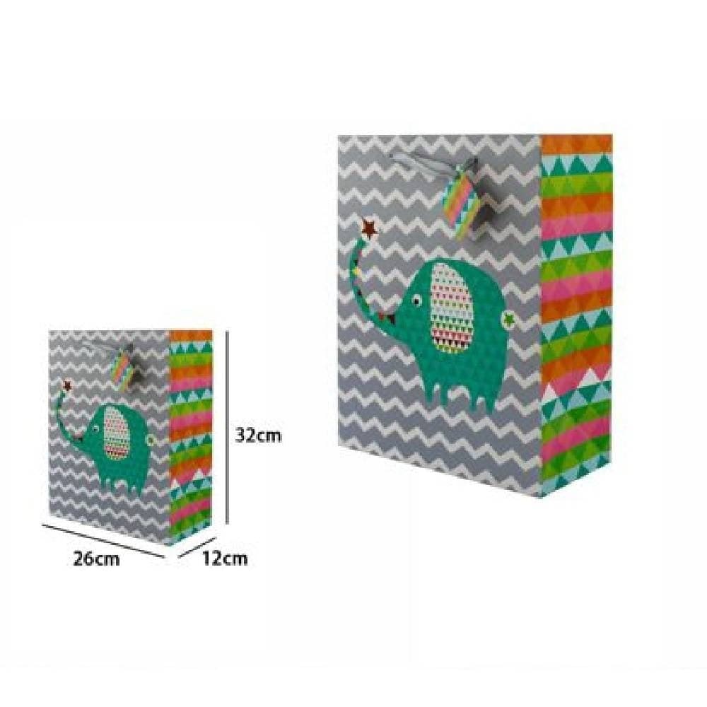 Set 3 Buste Borsa Da Regalo Sacchetti Con Animali 26x32x12cm 65904 Modelli Vari Prodotti per Feste Trade Shop italia - Napoli, Commerciovirtuoso.it