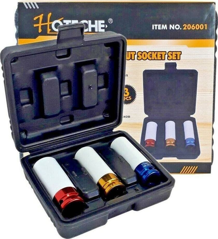 Set 3 Chiavi A Bussole 1/2'' Per Cerchi In Lega Rivestimento Teflon 17 19 21mm Casa, arredamento e bricolage > Bricolage e fai da te > Utensili Manuali > Chiavi da Lavoro Trade Shop italia - Napoli, Commerciovirtuoso.it