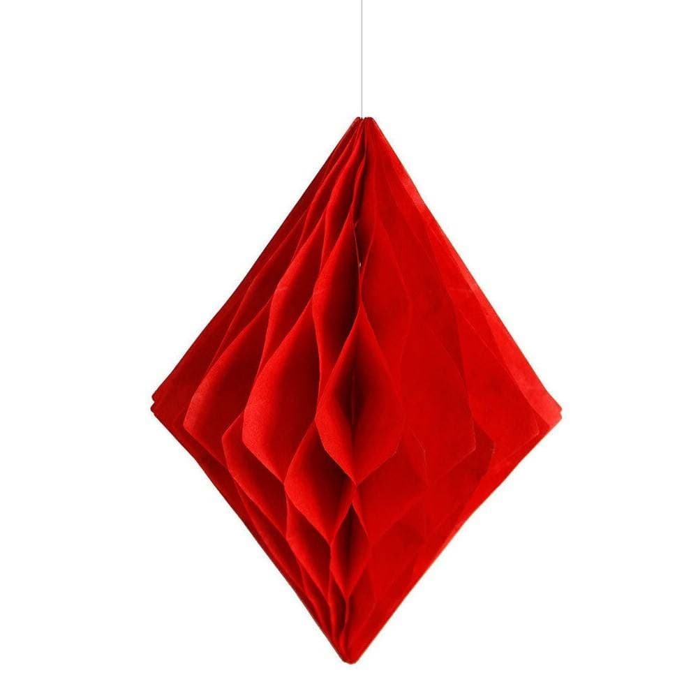 Set 3 Festoni Rombo Decorativi Rossi Carta Velina Decorazioni Addobbi Feste Casa, arredamento e bricolage > Prodotti per Feste > Festoni e Palloncini Trade Shop italia - Napoli, Commerciovirtuoso.it