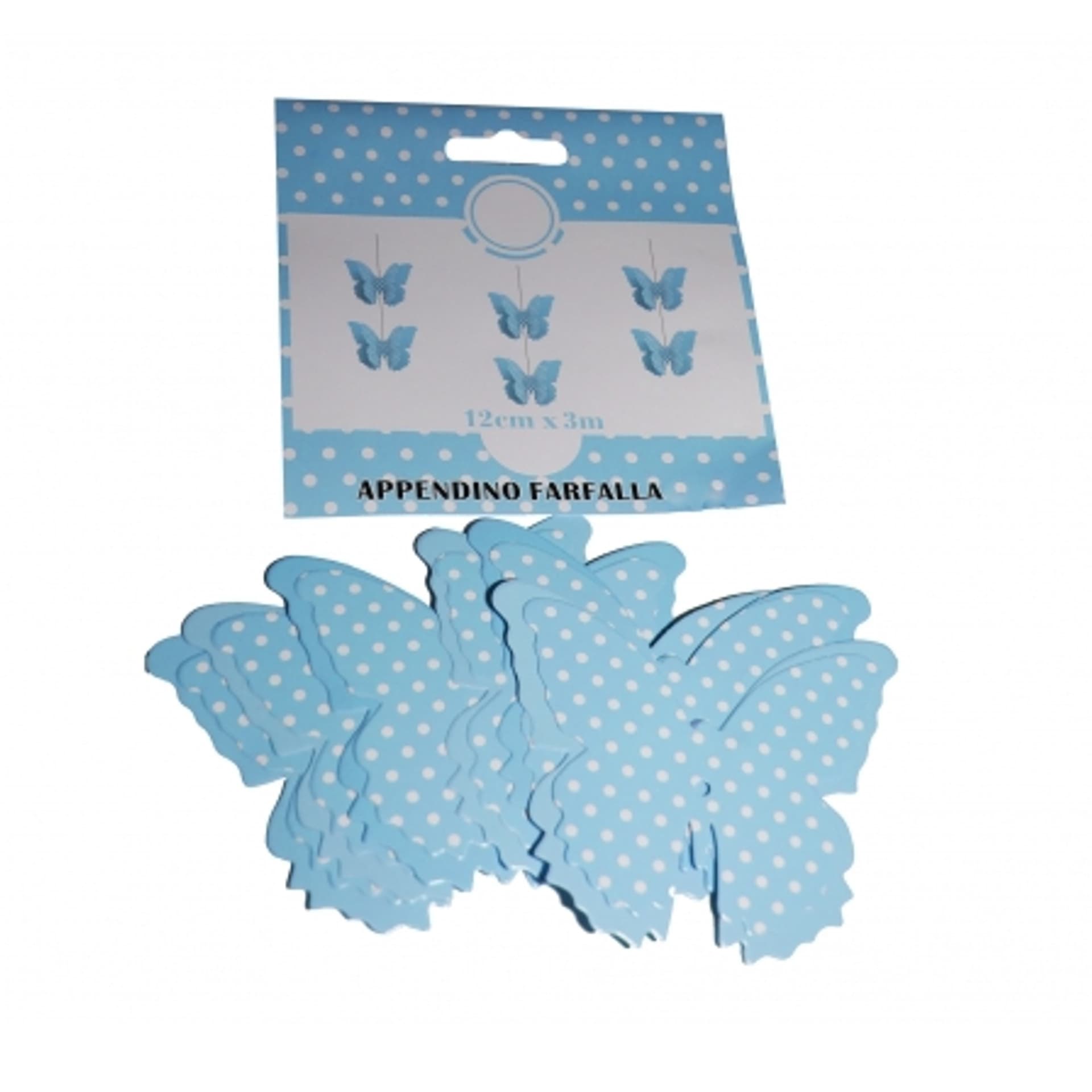 SET 3 PEZZI FESTONI AZZURRO POIS 6 FARFALLE FARFALLA 12CMX3M CIASCUNO COMPLEANNI MATRIMONIO NASCITA BATTESIMO FESTE PARTY Casa e cucina/Hobby creativi/Materiali per hobby creativi/Forniture per feste/Articoli per feste e compleanni per bambini/Decorazioni/Ghirlande festoni e coriandoli/Ghirlande Trade Shop italia - Napoli, Commerciovirtuoso.it