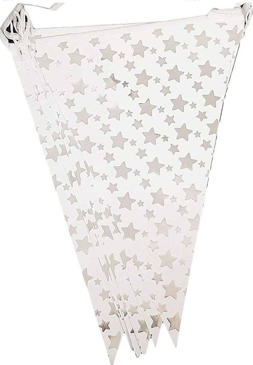 Set 3 Pezzi Festoni Stelle Argento Per Feste 16 Bandierine 4.8m Ciascuno Casa, arredamento e bricolage > Prodotti per Feste Trade Shop italia - Napoli, Commerciovirtuoso.it