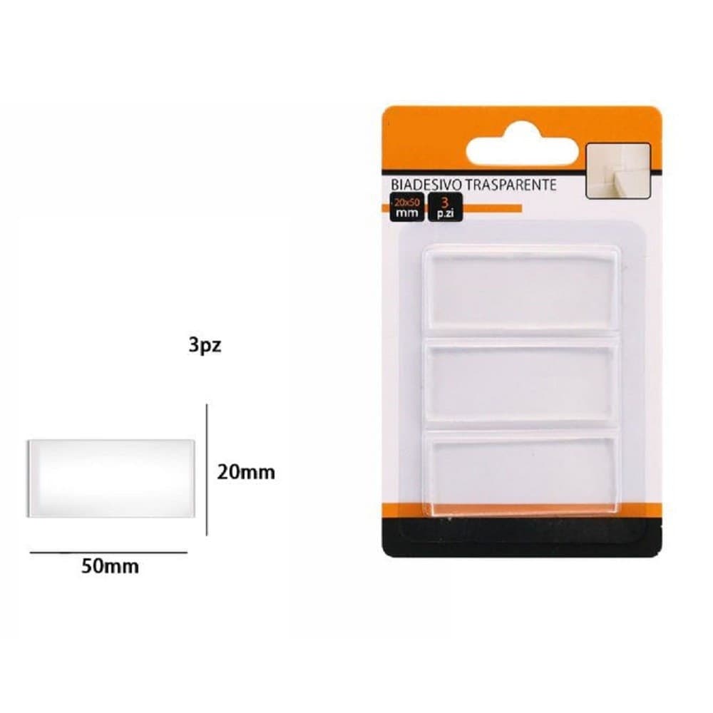 Set 3 Pezzi Strisce Gommini Biadesivo Trasparente Protezione Casa 20x50 Mm 66101 Casa, arredamento e bricolage > Bricolage e fai da te > Minuteria Trade Shop italia - Napoli, Commerciovirtuoso.it