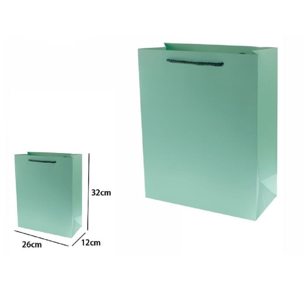 Set 3 Pz Buste Borsa Regalo Sacchetti 32x26x12cm 69908 Verde Con Manico Cordino Casa, arredamento e bricolage > Prodotti per Feste Trade Shop italia - Napoli, Commerciovirtuoso.it