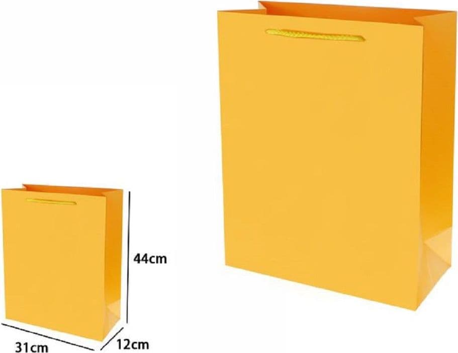 Set 3 Pz Buste Borsa Regalo Sacchetti 44x31x12cm 69917 Giallo Con Manico Cordino Casa, arredamento e bricolage > Prodotti per Feste Trade Shop italia - Napoli, Commerciovirtuoso.it