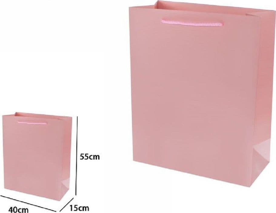 Set 3 Pz. Buste Borsa Regalo Sacchetti 55x40x15 Cm 69922 Rosa Con Manico Cordino Casa, arredamento e bricolage > Prodotti per Feste Trade Shop italia - Napoli, Commerciovirtuoso.it
