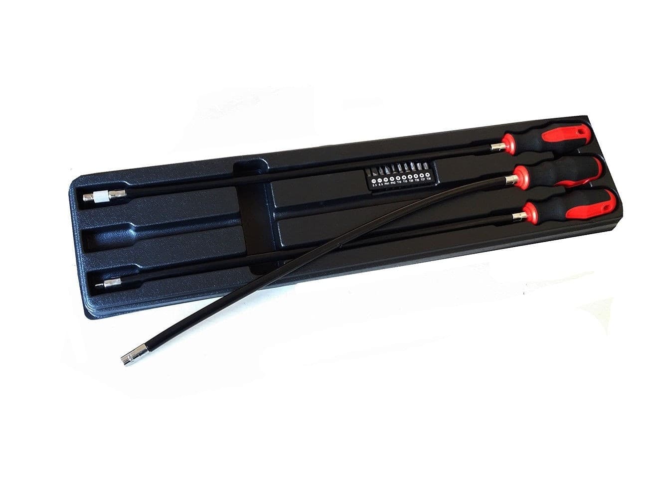 SET 3 PZ CACCIAVITI EXTRA LUNGHI FLESSIBILI CON INNESTI PER AUTO OFFICINE 500mm Fai da te/Utensili elettrici e a mano/Utensili a mano/Cacciaviti/Set cacciaviti Trade Shop italia - Napoli, Commerciovirtuoso.it