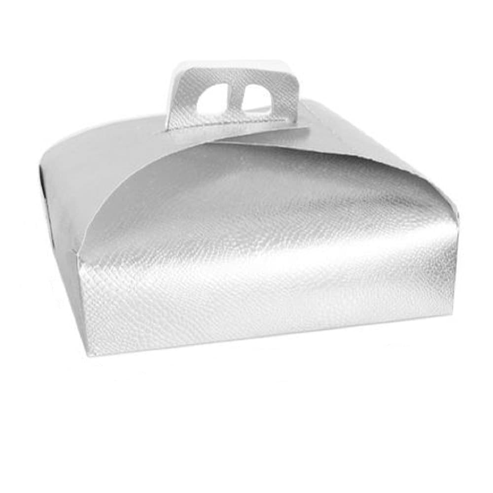 Set 3 Pz Scatola Porta Torta Argento 29x29cm Dolci Pasticceria Festa Party 58013 Casa e cucina/Teglie da forno e accessori per pasticceria/Accessori e utensili per pasticceria/Scatole per torta Trade Shop italia - Napoli, Commerciovirtuoso.it