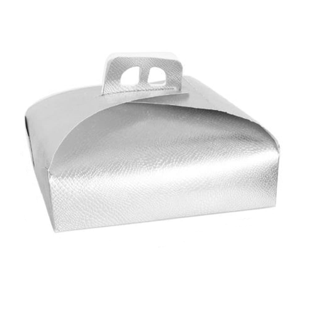 Set 3 Pz Scatola Porta Torta Argento 33x33cm Dolci Pasticceria Festa Party 58014 Casa e cucina/Teglie da forno e accessori per pasticceria/Accessori e utensili per pasticceria/Scatole per torta Trade Shop italia - Napoli, Commerciovirtuoso.it