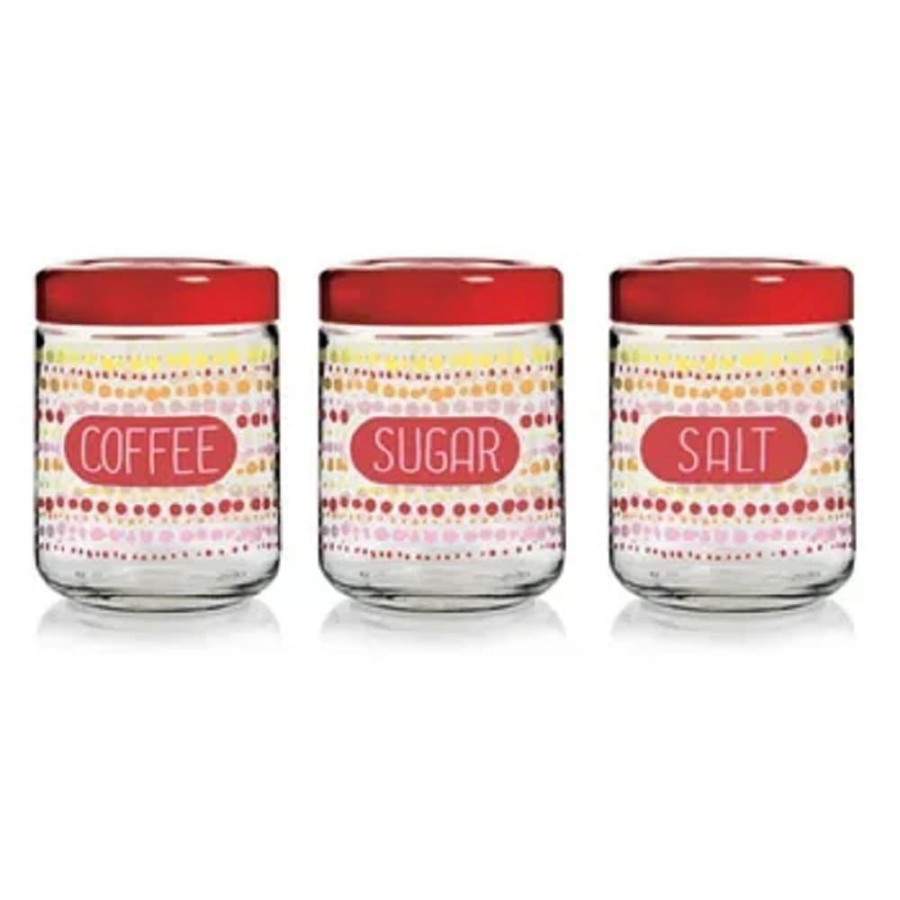 Set 3 Pz Tris Barattoli Da Cucina In Vetro Look Sale Zucchero Caff? Da 800 Cc Casa e cucina/Organizzazione interni/Contenitori e barattoli da cucina/Conservazione cibi/Barattoli e contenitori Trade Shop italia - Napoli, Commerciovirtuoso.it