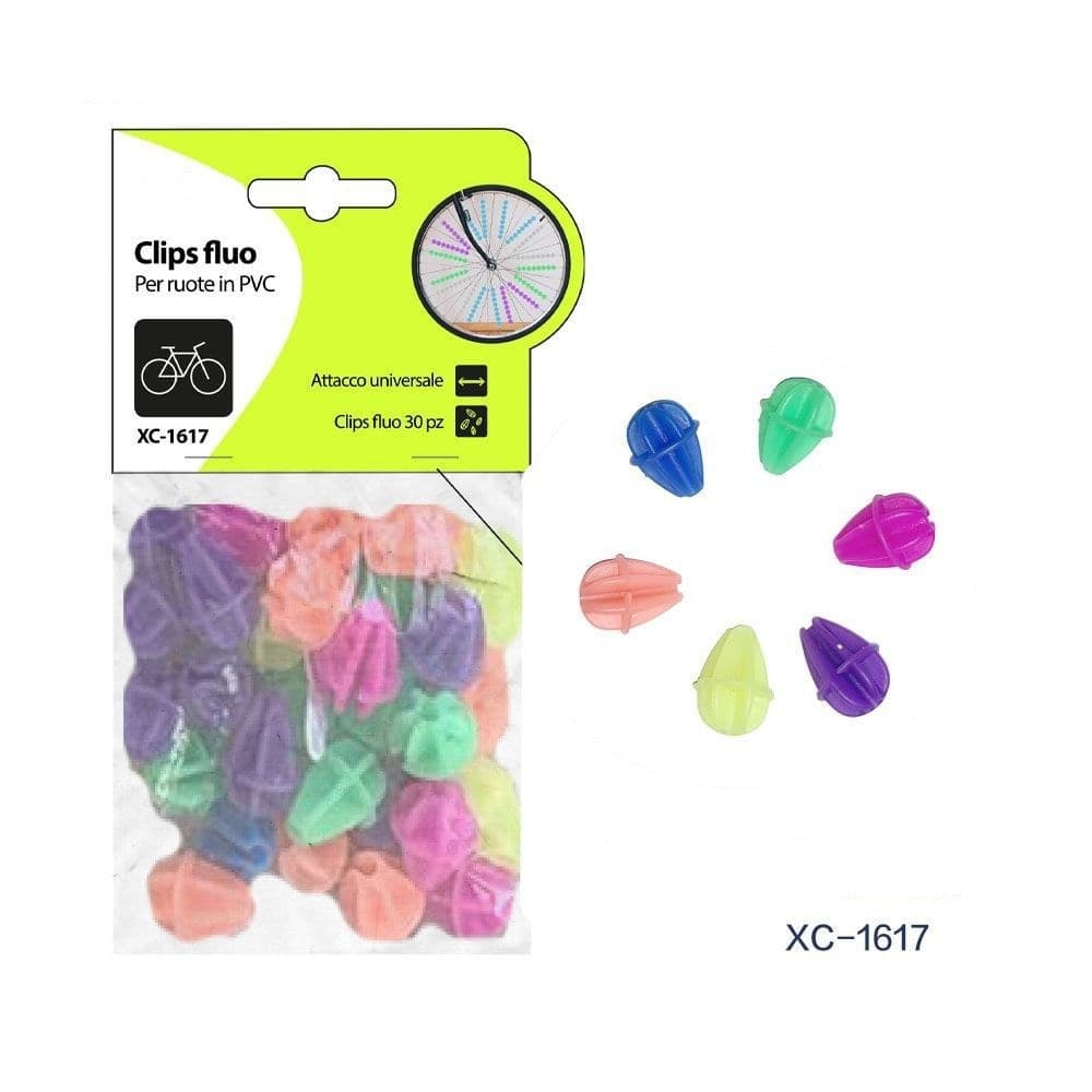 Set 30pz Clips Fluo Colorate In Pvc Accessori Per Raggi Ruote Bicicletta Xc-1617 Sport e Tempo Libero > Ciclismo > Ricambi per Bici > Sport Trade Shop italia - Napoli, Commerciovirtuoso.it