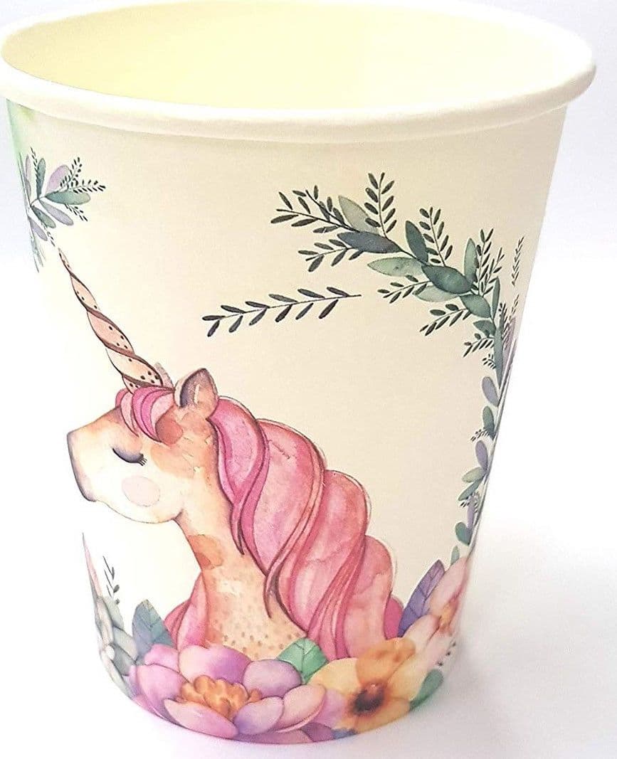 Set 36 Pezzi Bicchieri Di Carta Per Feste Unicorno Fiori Usa E Getta Casa, arredamento e bricolage > Prodotti per Feste Trade Shop italia - Napoli, Commerciovirtuoso.it