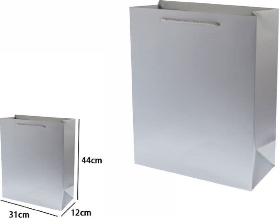 Set 3pz Buste Borsa Regalo Sacchetti 44x31x12 Cm 69913 Grigio Con Manico Cordino Casa, arredamento e bricolage > Prodotti per Feste Trade Shop italia - Napoli, Commerciovirtuoso.it
