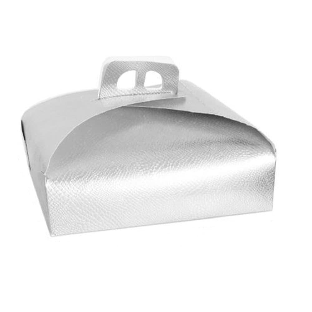 Set 3pz Scatola Porta Torta Argento 36x36 Cm Dolci Pasticceria Festa Party 58015 Casa e cucina/Teglie da forno e accessori per pasticceria/Accessori e utensili per pasticceria/Scatole per torta Trade Shop italia - Napoli, Commerciovirtuoso.it