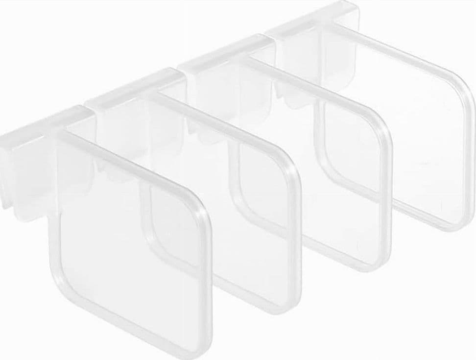 SET 4 PEZZI ORGANIZZATORI DIVISORI SCOMPARTI IN PLASTICA PER FRIGORIFERO CUCINA in Organizzatori di cassetti Trade Shop italia - Napoli, commercioVirtuoso.it