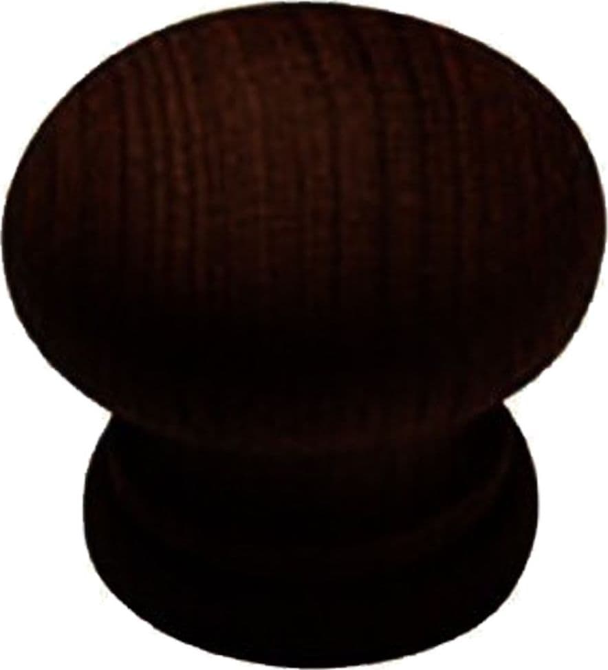 SET 4 PZ. POMELLI 2.5 CM LEGNO SCURO MOGANO PER CASSETTI MOBILI Trade Shop italia - Napoli, Commerciovirtuoso.it