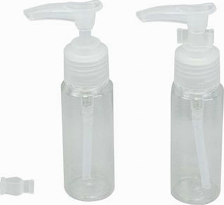 SET 4PZ BOTTIGLIA DA VIAGGI VUOTA TRASPARENTE 30ML DISPENSER CON EROGATORE 79388 in Contenitori per cosmetici Trade Shop italia - Napoli, commercioVirtuoso.it