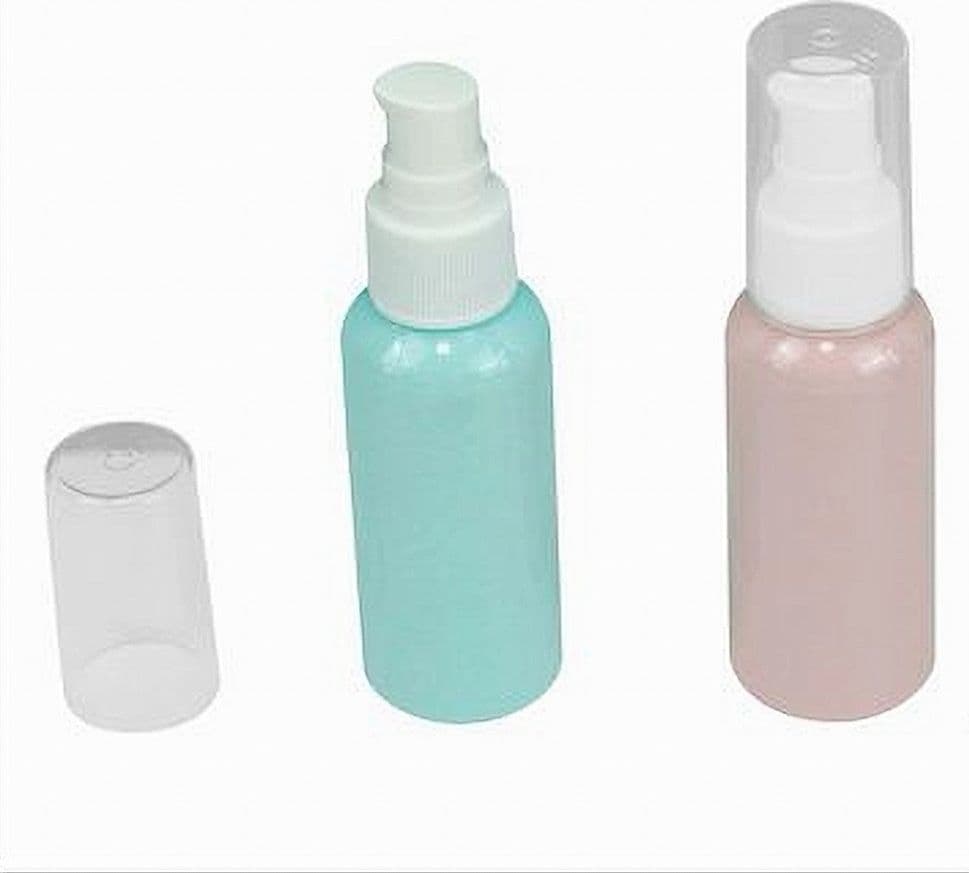 SET 4PZ BOTTIGLIA VIAGGIO VUOTA 35ML DISPENSER A POMPA PER CREMA COSMETICI 79379 in Nebulizzatori e porta profumo Trade Shop italia - Napoli, commercioVirtuoso.it
