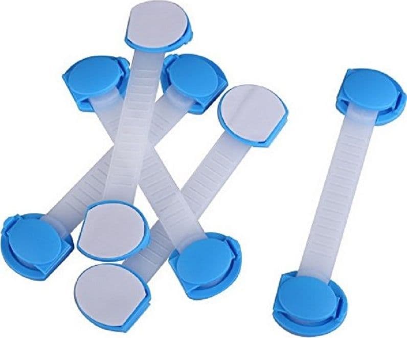 SET 5 FASCETTE CHIUSURE PER MOBILI CASSETTI FRIGO SICUREZZA PROTEZIONE BAMBINI Trade Shop italia - Napoli, Commerciovirtuoso.it