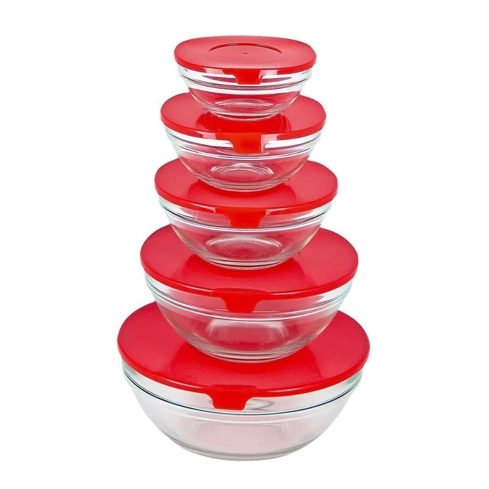 SET 5 PEZZI CONTENITORI CIOTOLA CIOTOLE SCODELLA VETRO TAPPO MICROOONDE FREEZER Casa e cucina/Organizzazione interni/Contenitori e barattoli da cucina/Vasetti e barattoli per conserve/Barattoli Trade Shop italia - Napoli, Commerciovirtuoso.it