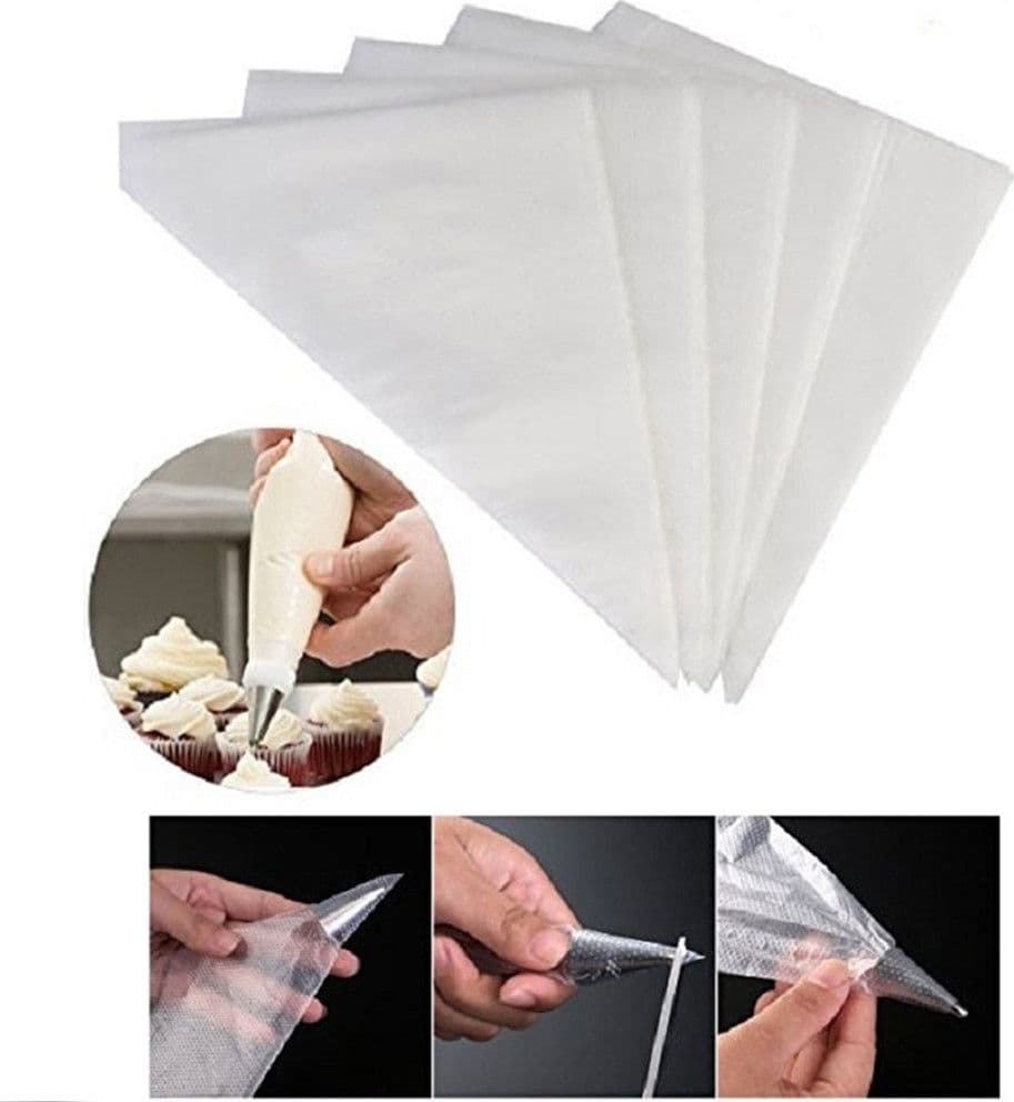 SET 50 SACCAPOCHE MONOUSO SACCA PER PASTICCERIA SAC A POCHE CAKE DESIGN DA 36CM