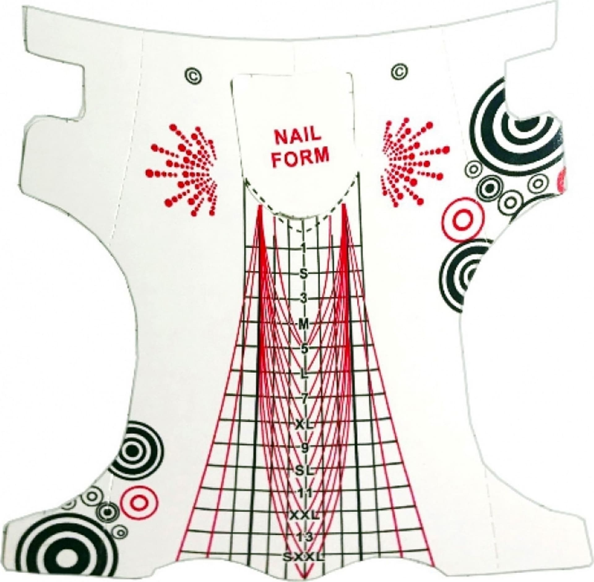 Set 500pz Rotolo Cartine Grigie A Stiletto Allungamento Ricostruzione Nail Art Bellezza/Manicure e pedicure/Decorazioni per unghie/Attrezzatura per Nail Art/Kit di decorazione Trade Shop italia - Napoli, Commerciovirtuoso.it