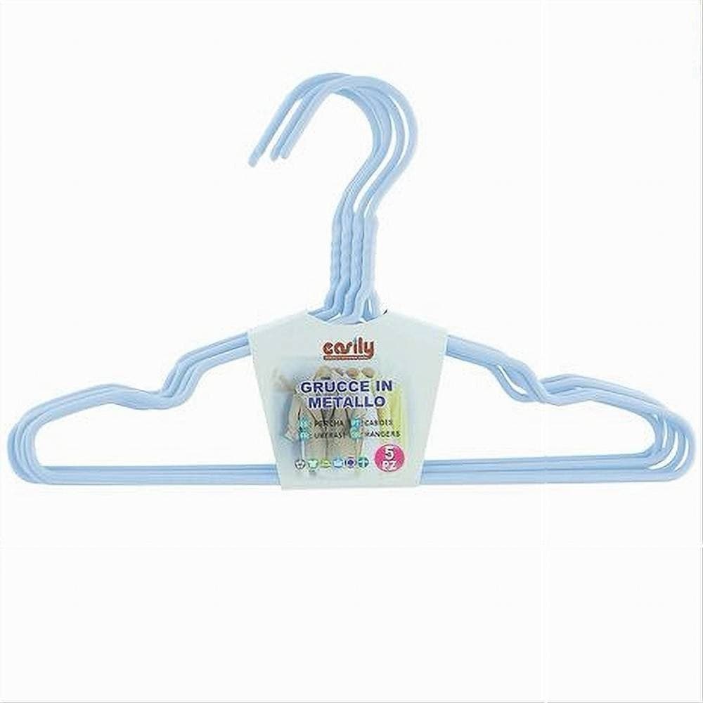 SET 5PZ GRUCCE STAMPELLE APPENDIABITO IN METALLO AZZURRO VESTITI PANTALONI 87692 in Appendini per pantaloni Trade Shop italia - Napoli, commercioVirtuoso.it