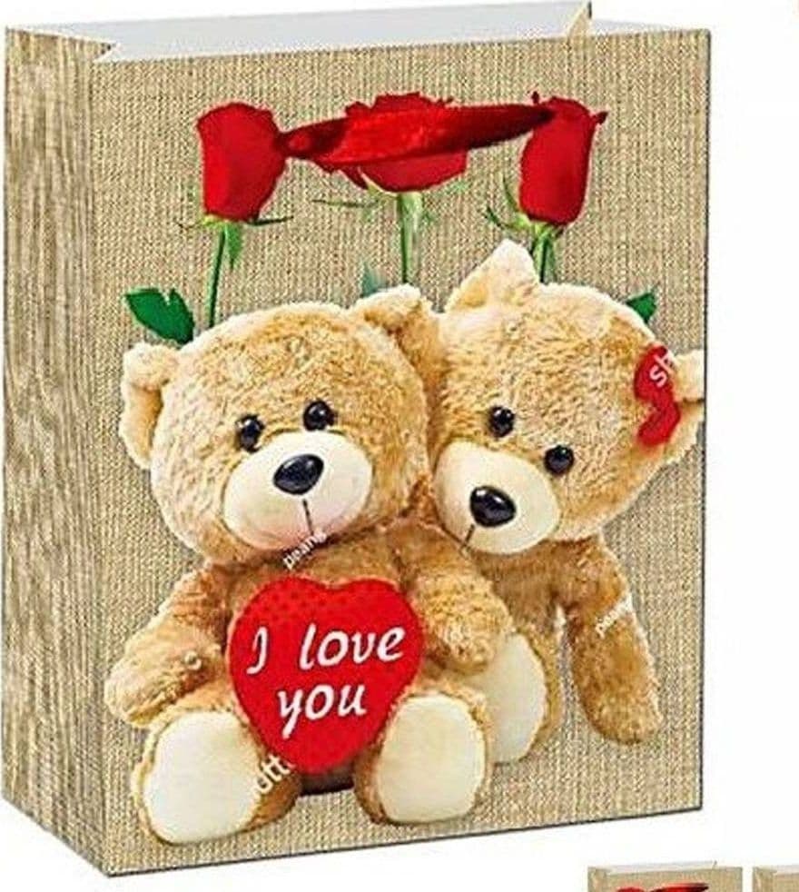 Set-6-Buste-Regalo-San-Valentino-Busta-10.5x26x32cm-63988-Varie-Stampe-Orso-Cuore