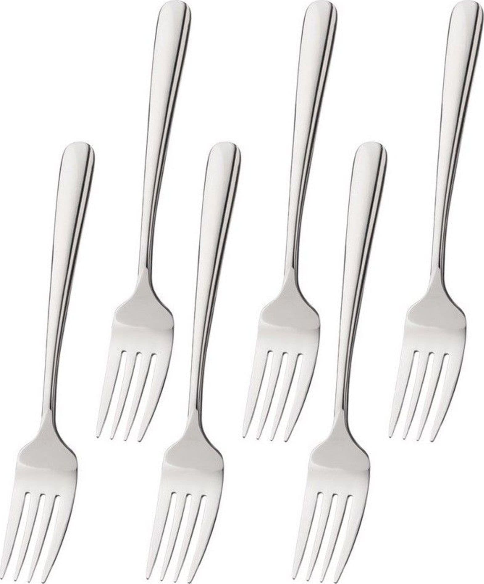 SET 6 PEZZI SERVIZIO FORCHETTE IN ACCIAIO INOX Trade Shop italia - Napoli, Commerciovirtuoso.it