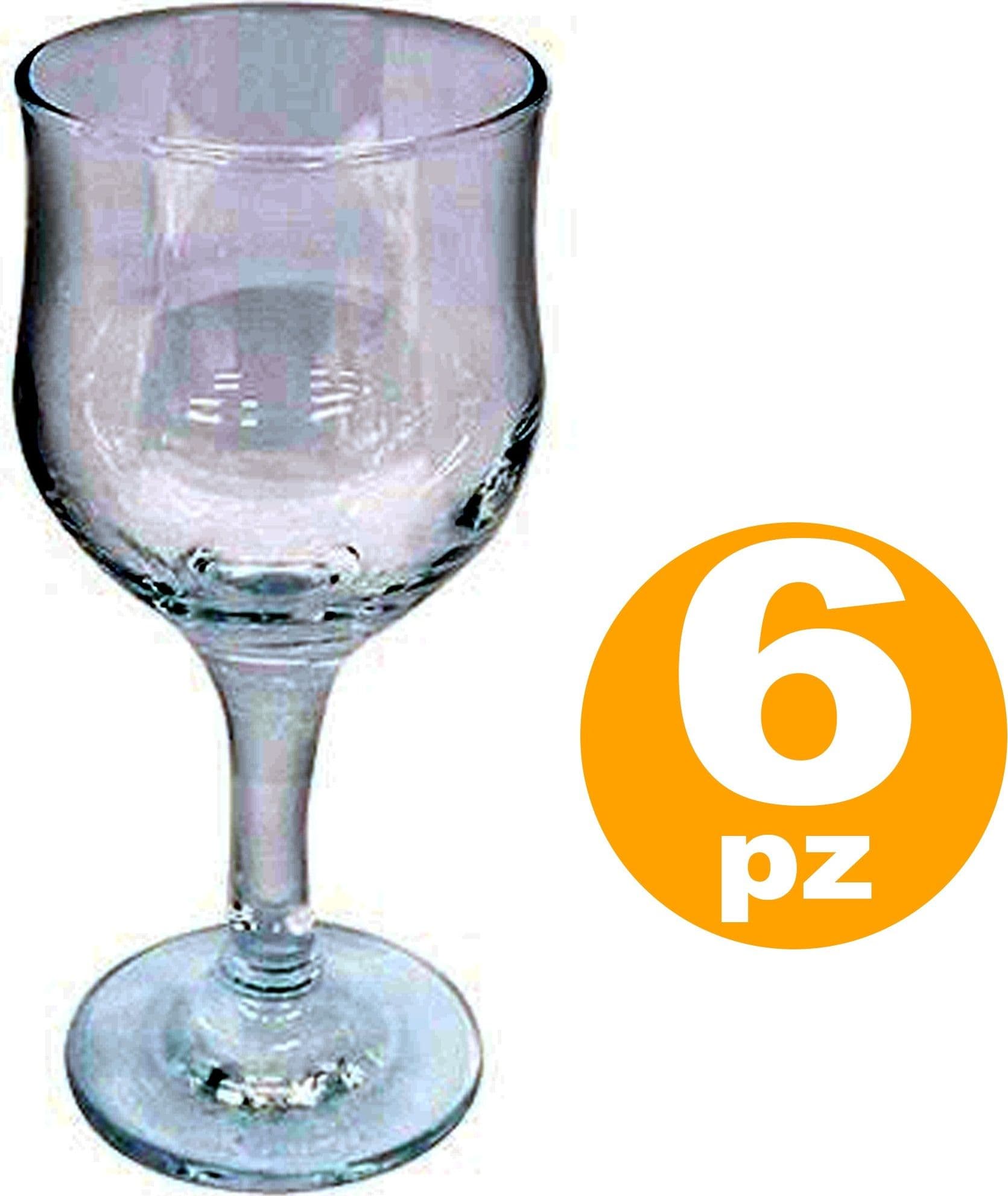 SET 6PZ CALICI TULIPE VETRO 20cl TRASPARENTE BICCHIERI ACQUA VINO ROSSO BIANCO Casa e cucina/Stoviglie/Bicchieri e cristalli/Calici da vino Trade Shop italia - Napoli, Commerciovirtuoso.it
