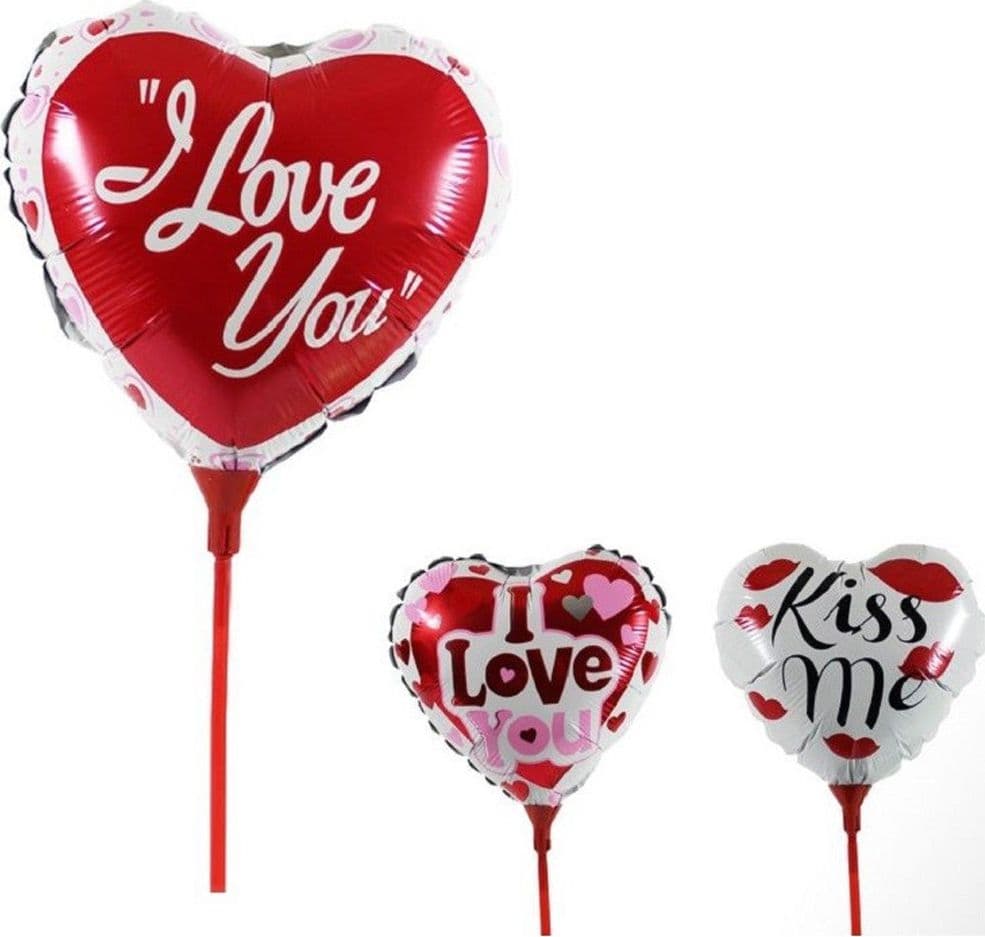 Set 6pz Cuore Palloncino Gonfiabili Con Asta 16cm Assortiti San Valentino 38939 Casa e cucina/Hobby creativi/Materiali per hobby creativi/Forniture per feste/Articoli per feste e compleanni per adulti/Decorazioni/Palloncini Trade Shop italia - Napoli, Commerciovirtuoso.it