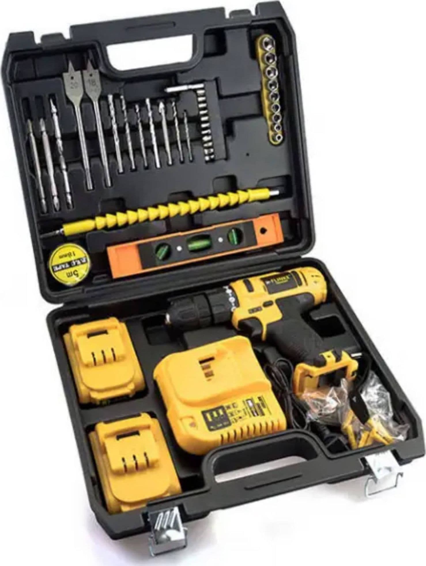Set 78 Pz Trapano Avvitatore A Batteria 24v Litio Ricaricabile Accessori Valigia Casa, arredamento e bricolage > Bricolage e fai da te > Trapani e Avvitatori > Elettroutensili Trade Shop italia - Napoli, Commerciovirtuoso.it
