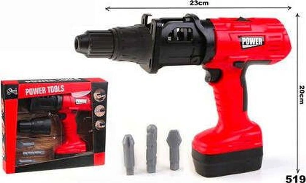 Set-attrezzi-lavoro-giocattolo-Odg-ODG519-Trapano-Funzionante